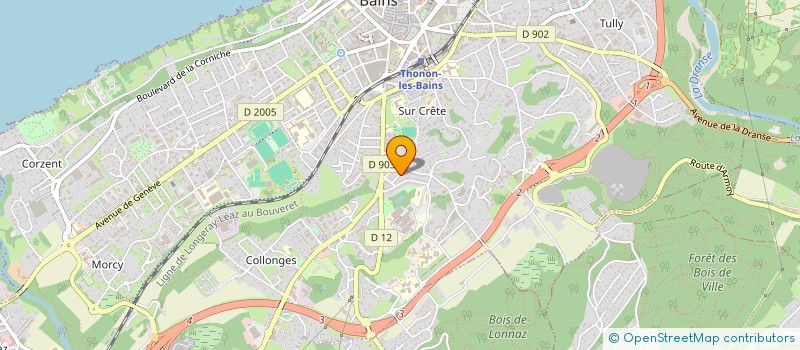 localisation de l'entreprise SCI LA FERME DE LA PATINERIE à THONON-LES-BAINS