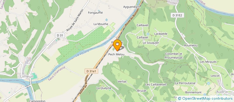 localisation de l'entreprise SCI LA FERME DE LICE  LES EYZIES