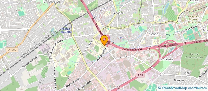 localisation de l'entreprise SCI LA FERME DE METYLY  PESSAC