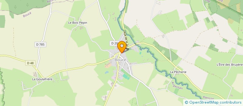 localisation de l'entreprise SCI LA FERME DE MONTIGNY à MONTMERREI