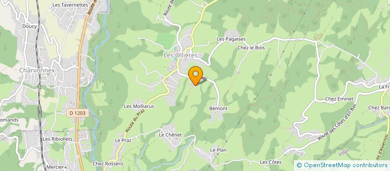 localisation de l'entreprise SCI LA FERME DE NYLS  FILLIERE