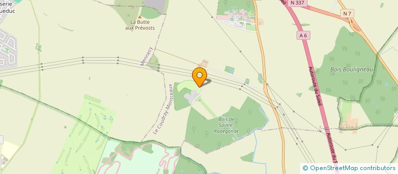 localisation de l'entreprise SCI LA FERME DE SAINTE-RADEGONDE  LE COUDRAY-MONTCEAUX