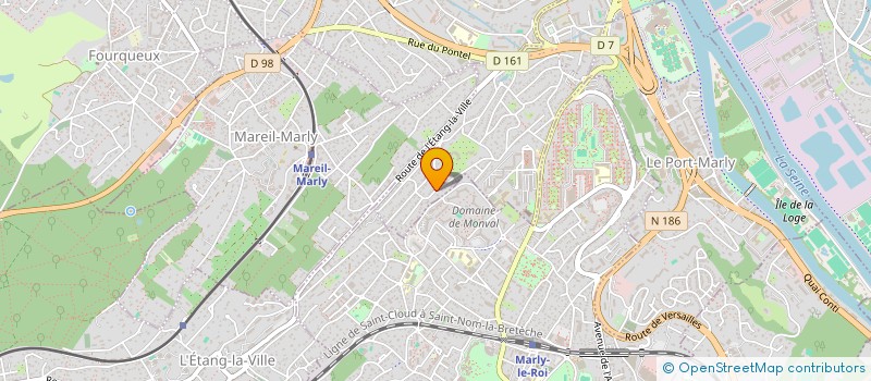 localisation de l'entreprise SCI LA FERME DES DARBAILLETS  LE PECQ