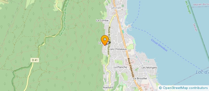 localisation de l'entreprise SCI LA FERME DES FRASSES  SEVRIER