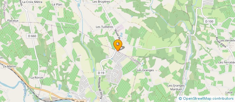 localisation de l'entreprise SCI LA FERME DES GRANGES  LEGNY