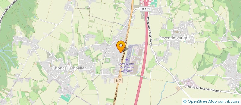 localisation de l'entreprise SCI LA FERME DES JONCS  REVENTIN-VAUGRIS