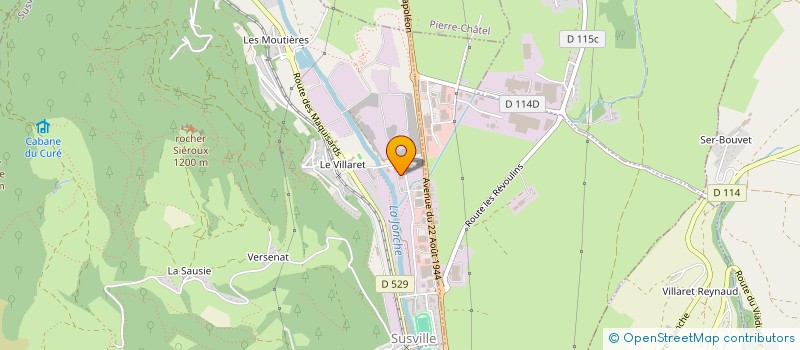 localisation de l'entreprise SCI LA FERME DES MAZUERS à SAINT-HONORE