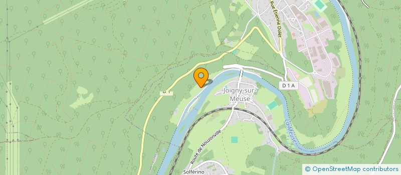 localisation de l'entreprise SCI LA FERME DES POMMIERS  JOIGNY-SUR-MEUSE