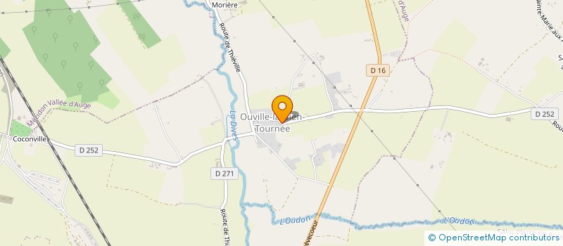 localisation de l'entreprise SCI LA FERME DES SIX  SAINT-PIERRE-EN-AUGE