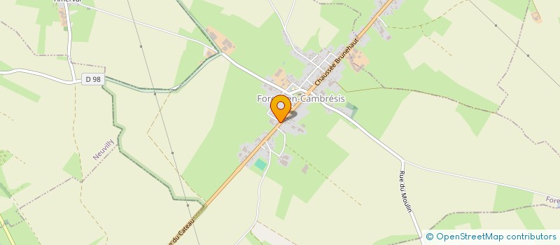 localisation de l'entreprise SCI LA FERME DITE DU CAVALIER  FOREST-EN-CAMBRESIS