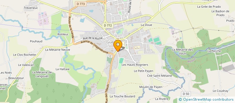 localisation de l'entreprise SCI LA FERME DU CENTRE  GUER