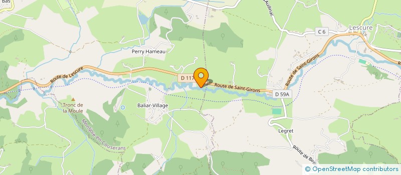 localisation de l'entreprise SCI LA FERME DU CHATEAU à MONTJOIE-EN-COUSERANS