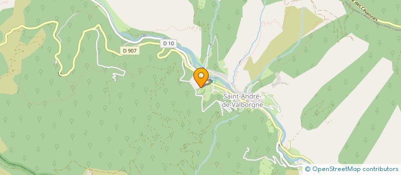 localisation de l'entreprise SCI LA FERME DU FESC  SAINT ANDRE DE VALBORGNE