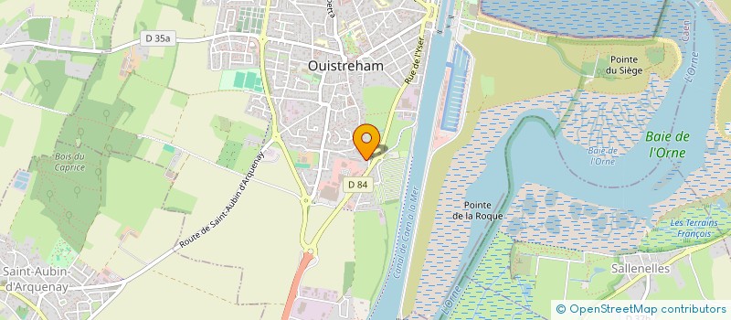 localisation de l'entreprise SCI LA FERME DU LAC  OUISTREHAM