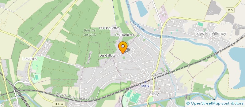 localisation de l'entreprise SCI LA FERME DU PETIT COMPANS  JABLINES