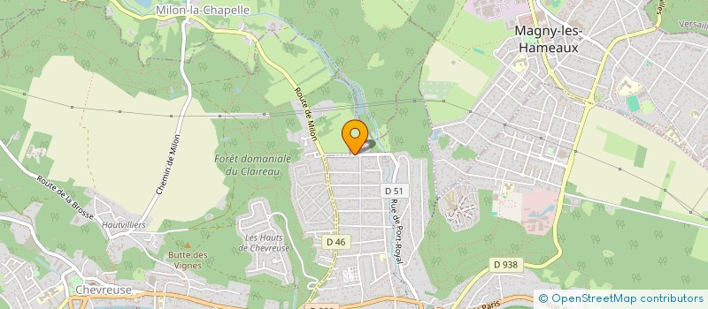 localisation de l'entreprise SCI LA FERME DU RHODON  SAINT-REMY-LES-CHEVREUSE