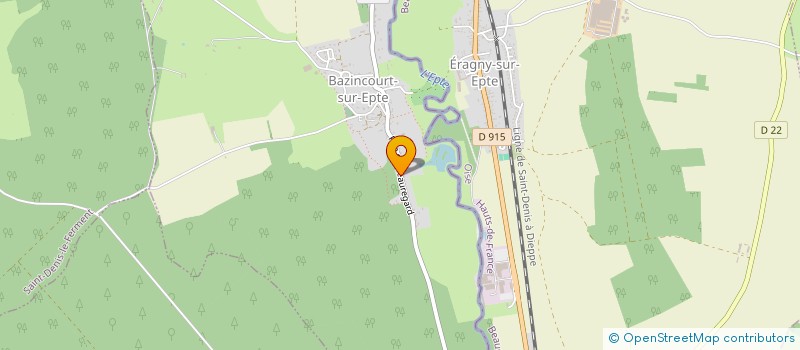 localisation de l'entreprise SCI LA FERME DU VILLAGE  BAZINCOURT-SUR-EPTE