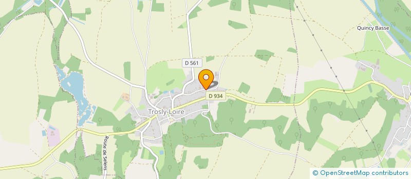 localisation de l'entreprise SCI LA FERME GOURMANDE  TROSLY-LOIRE