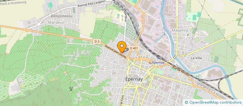 localisation de l'entreprise SCI LA FERME SAINT LAURENT à EPERNAY