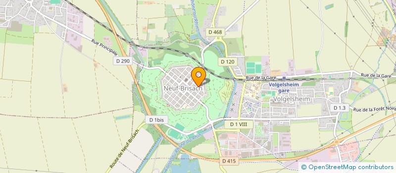 localisation de l'entreprise SCI LA FERME WEHRLE  NEUF-BRISACH