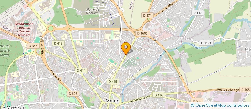 localisation de l'entreprise SCI LA FERMETTE à MELUN