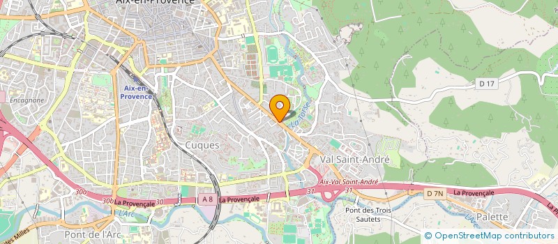 localisation de l'entreprise SCI LA FERMETTE à AIX-EN-PROVENCE