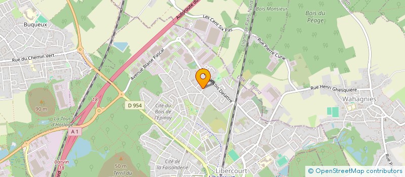 localisation de l'entreprise SCI LA FERMETTE  LIBERCOURT