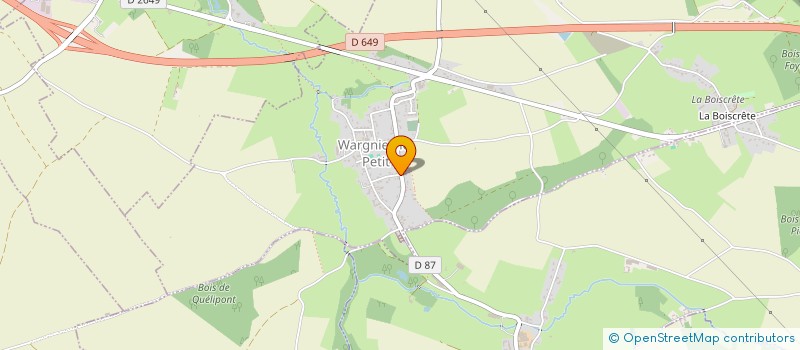 localisation de l'entreprise SCI LA FERMETTE à WARGNIES-LE-PETIT