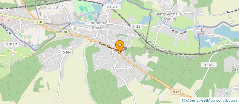 localisation de l'entreprise SCI LA FERMETTE à SAINT-REMY-SUR-AVRE