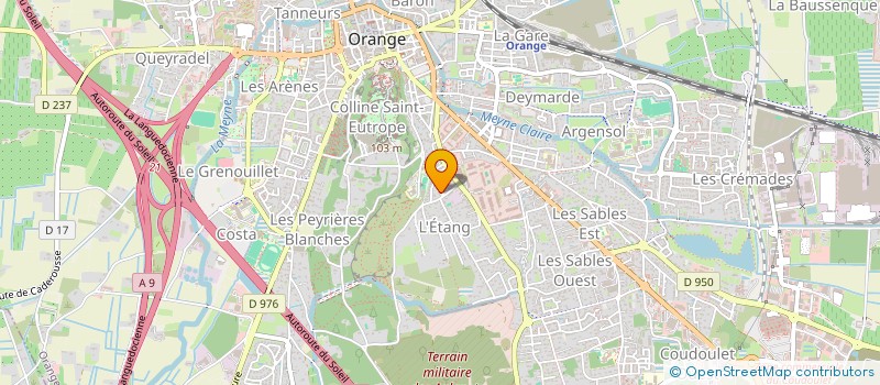 localisation de l'entreprise SCI LA FERMETTE  ORANGE