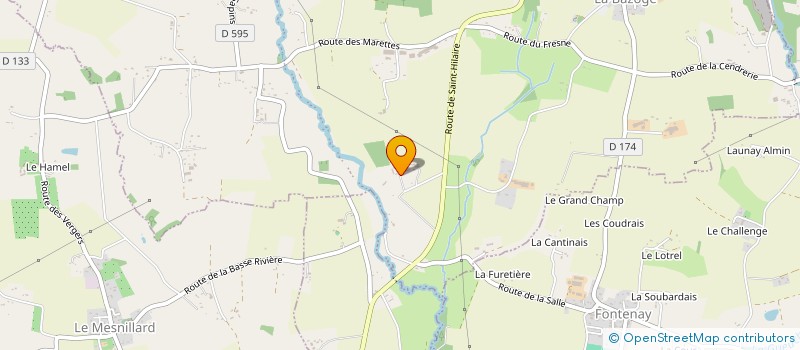 localisation de l'entreprise SCI LA FERMETTE  JUVIGNY LES VALLEES