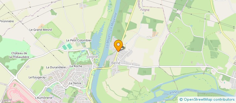 localisation de l'entreprise SCI LA FERMETTE DE BRETEUIL  MONTREUIL-JUIGNE