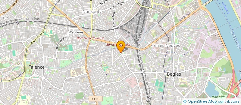 localisation de l'entreprise SCI LA FERRADE à BEGLES