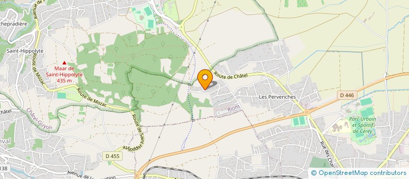 localisation de l'entreprise SCI LA FERRANDIERE  RIOM