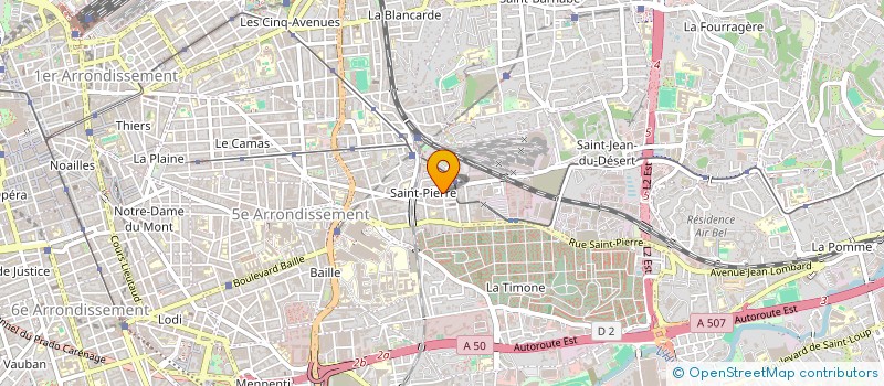 localisation de l'entreprise SCI LA FERRAYE à MARSEILLE