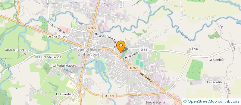 localisation de l'entreprise SCI LA FERRIEROISE  SAINT-HILAIRE-DU-HARCOUET