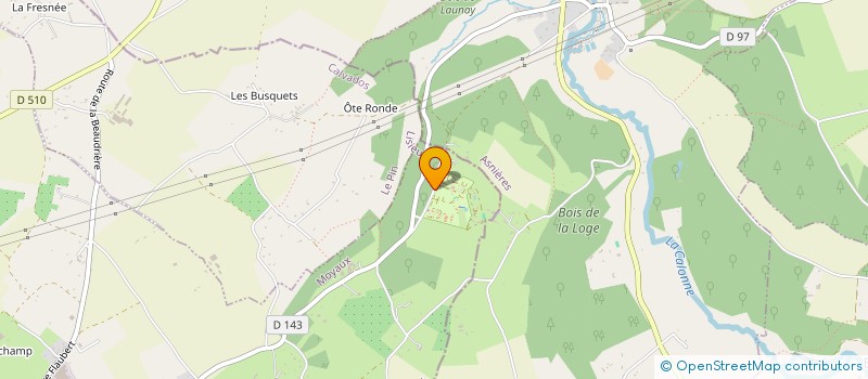 localisation de l'entreprise SCI  LA FERRONNIERE  MOYAUX