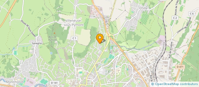 localisation de l'entreprise SCI LA FERTE  LONS-LE-SAUNIER