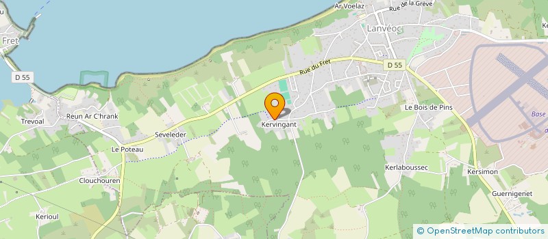 localisation de l'entreprise SCI LA FERTE  LANVEOC