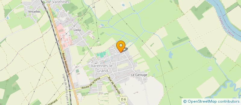 localisation de l'entreprise SCI LA FERTE  VARENNES-LE-GRAND