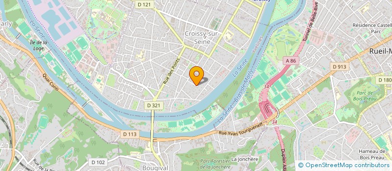 localisation de l'entreprise SCI LA FERTE  CROISSY-SUR-SEINE