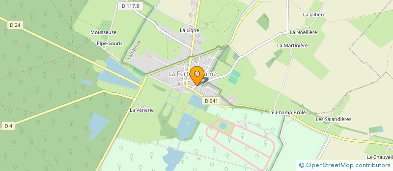 localisation de l'entreprise SCI LA FERTE à LA FERTE-VIDAME