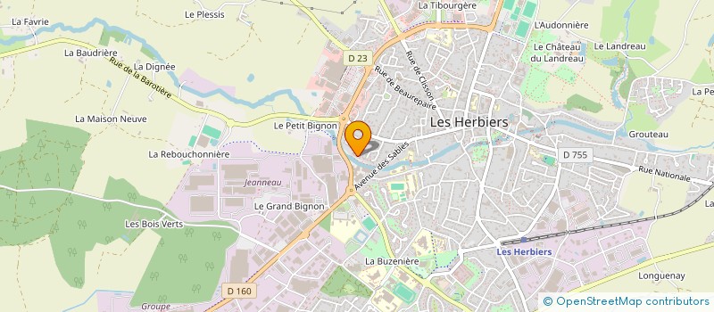 localisation de l'entreprise SCI LA FERTE DU BOISNIARD  CHANVERRIE