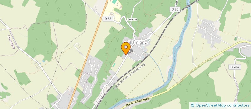 localisation de l'entreprise SCI LA FERTE PATRIMOINE  CHAMIGNY