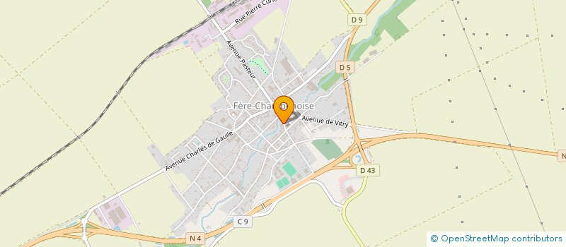 localisation de l'entreprise SCI LA FERTONNE  FERE-CHAMPENOISE