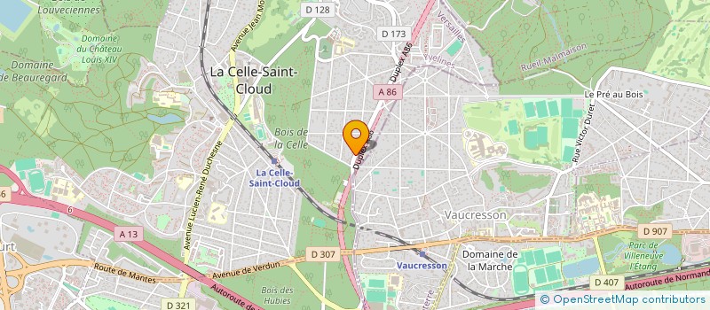 localisation de l'entreprise SCI LA FEUILLADE  LA CELLE-SAINT-CLOUD