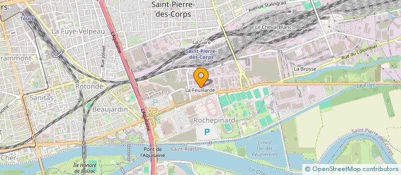 localisation de l'entreprise SCI LA FEUILLARDE  SAINT-PIERRE-DES-CORPS