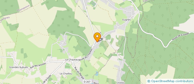 localisation de l'entreprise SCI LA FEUILLE  CHAULGNES