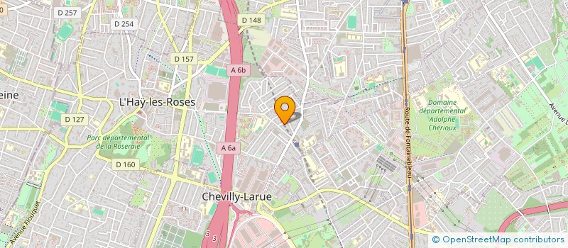 localisation de l'entreprise SCI LA FEUILLE D'ACANTHE  L'HAY-LES-ROSES