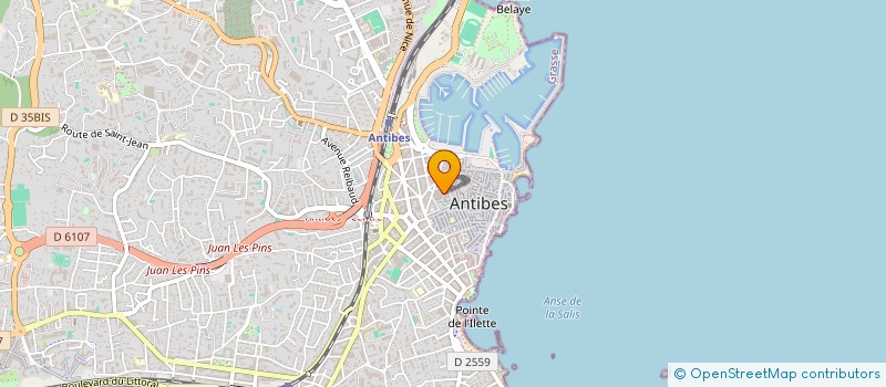 localisation de l'entreprise SCI LA FEUILLE D'ERABLE à ANTIBES